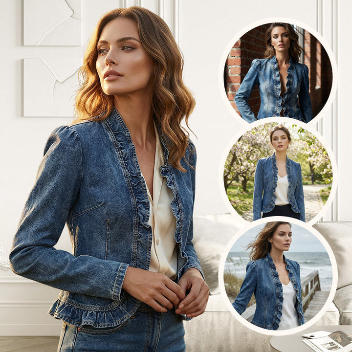 Suze | Denim Tussenjas