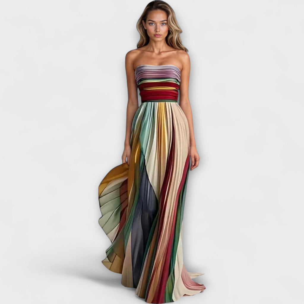Marigold™ | Bold & soepel vallende strapless jurk