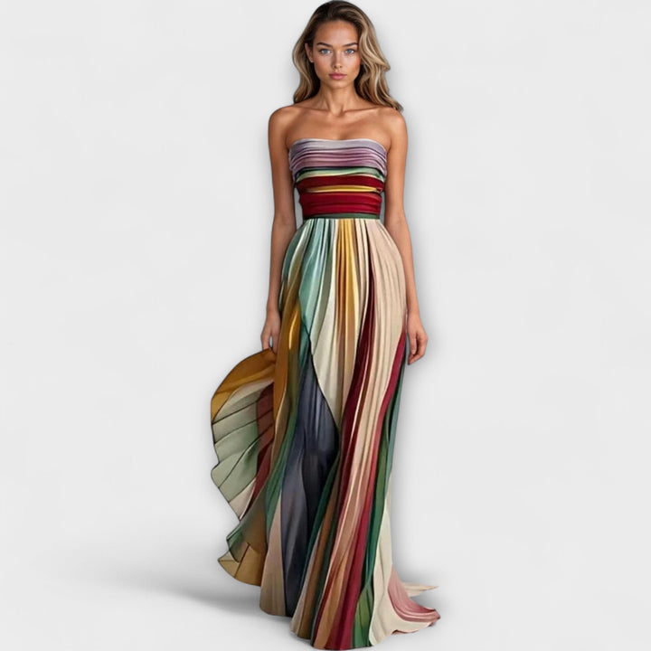 Marigold™ | Bold & soepel vallende strapless jurk