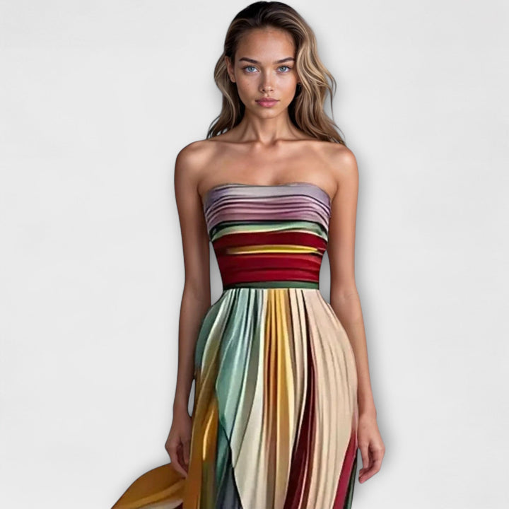 Marigold™ | Bold & soepel vallende strapless jurk