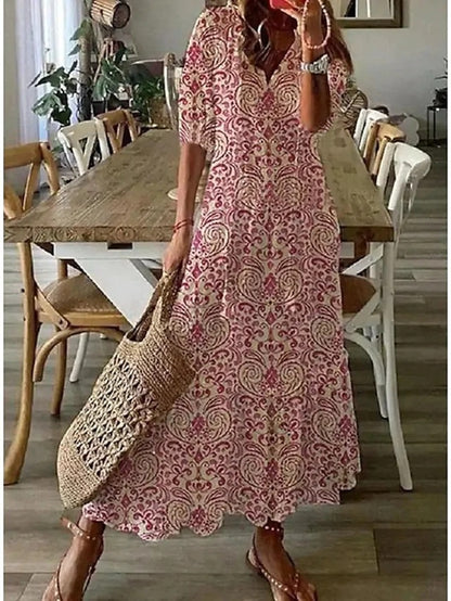Cassia™ | Boho tummy coverage jurk