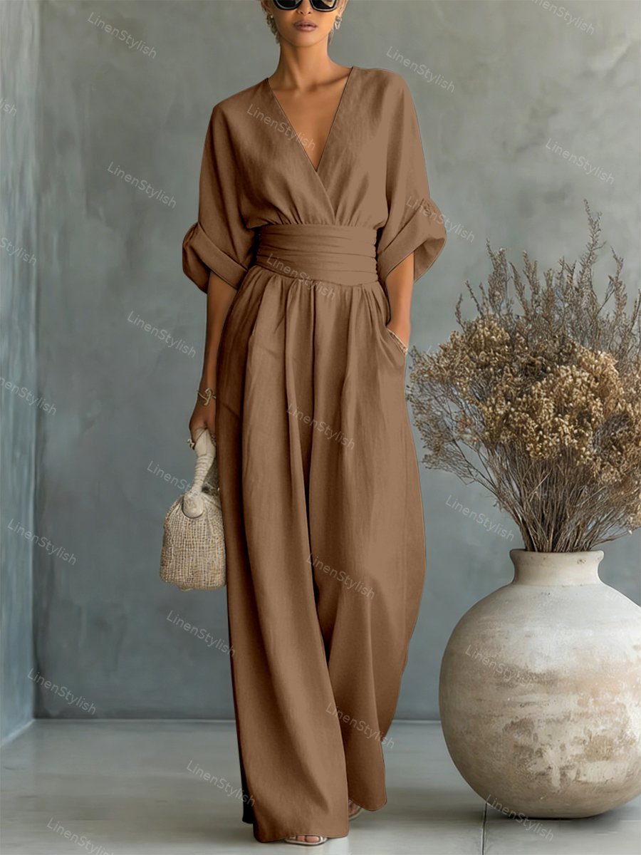 Elira | Essential V-hals jumpsuit