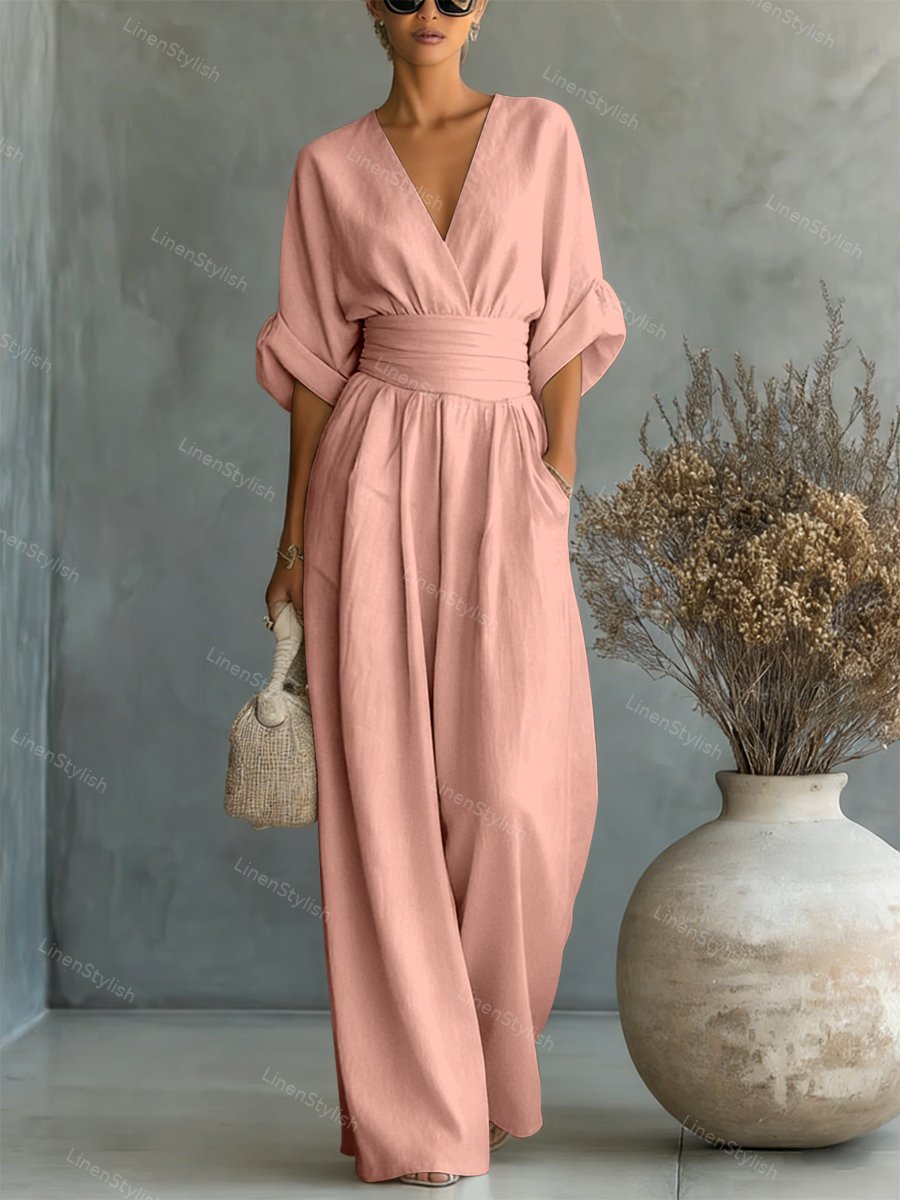 Elira | Essential V-hals jumpsuit