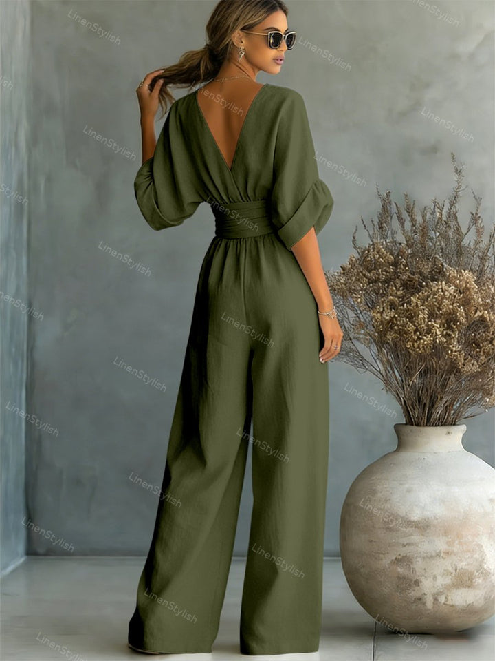 Elira | Essential V-hals jumpsuit