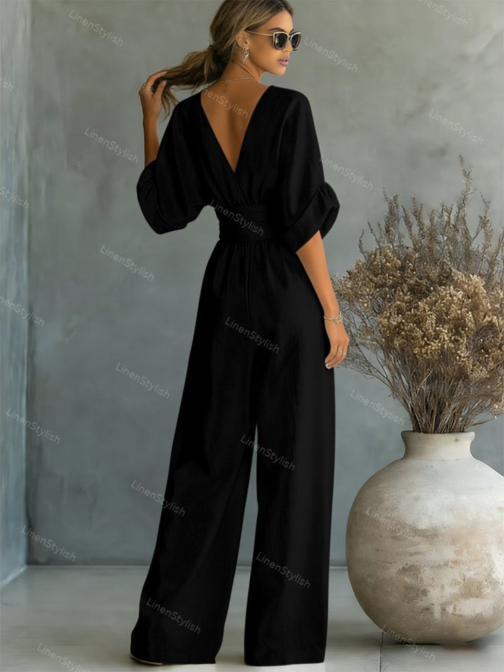 Elira | Essential V-hals jumpsuit