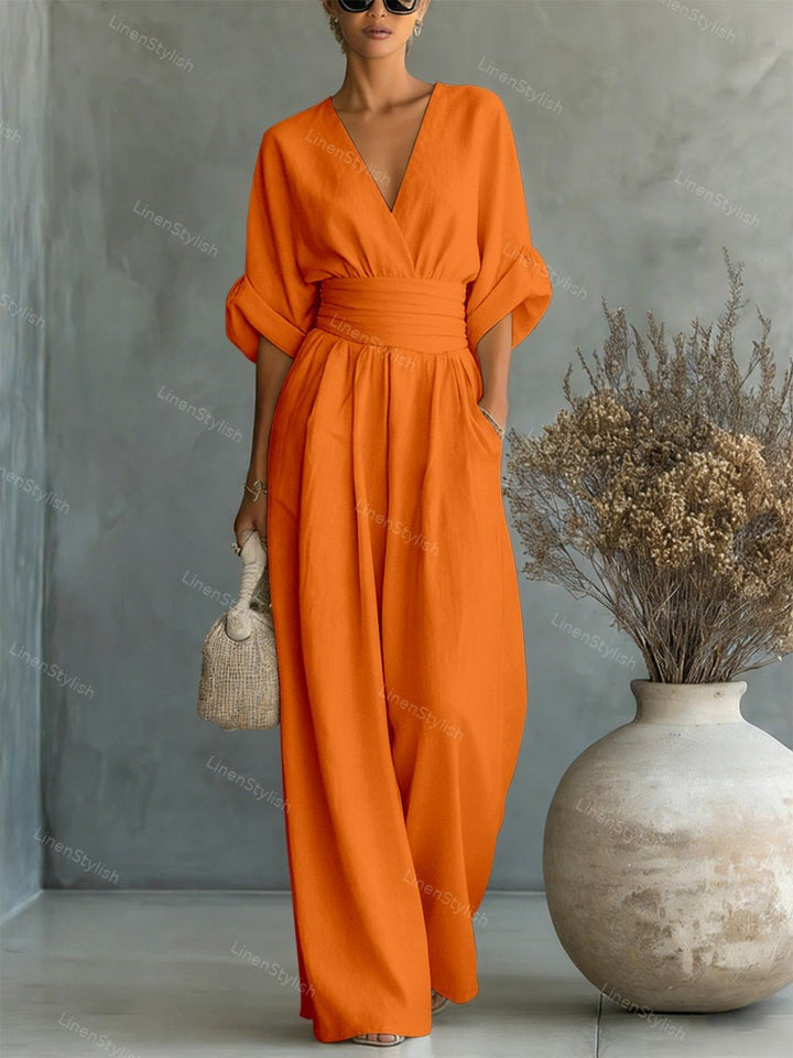 Elira | Essential V-hals jumpsuit