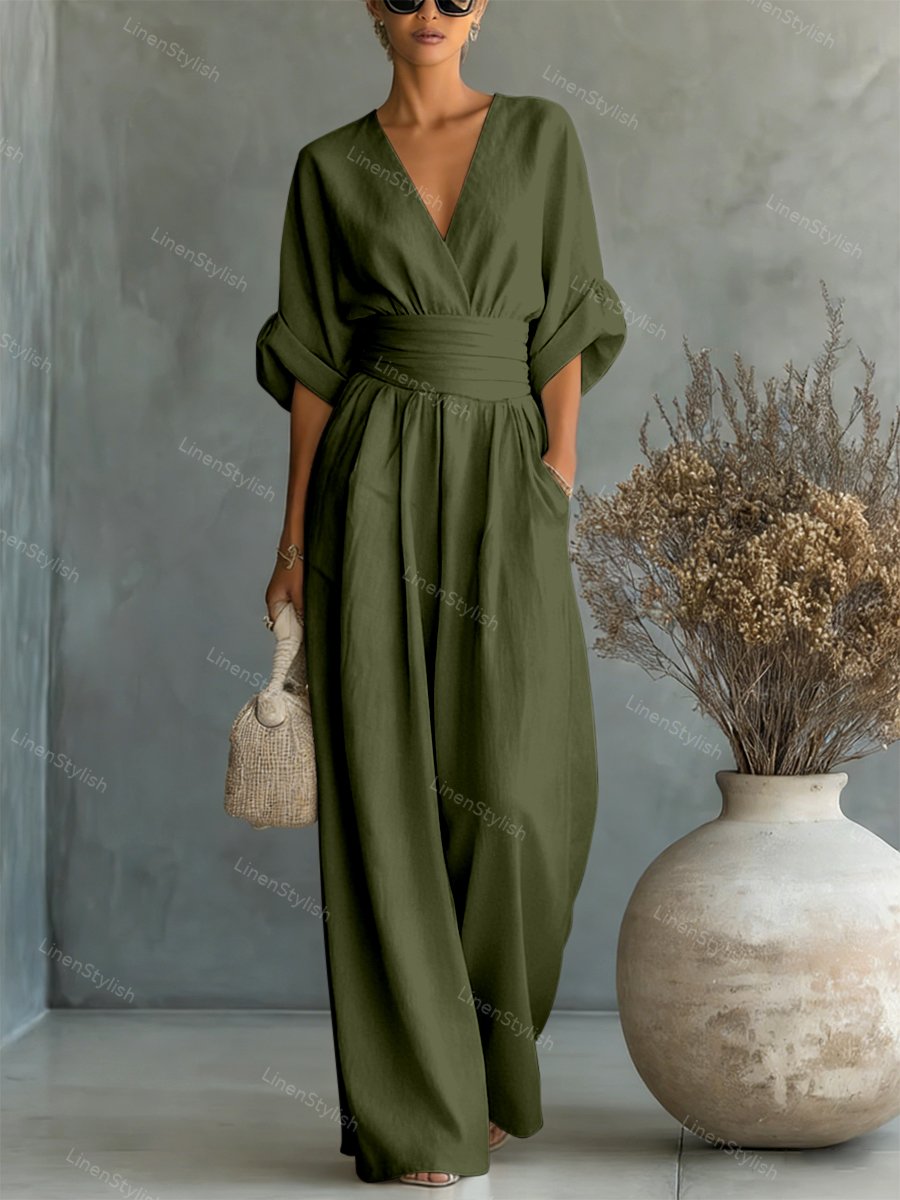 Elira | Essential V-hals jumpsuit