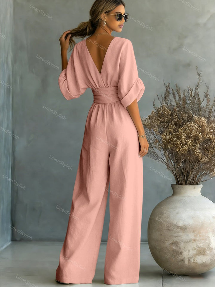 Elira | Essential V-hals jumpsuit