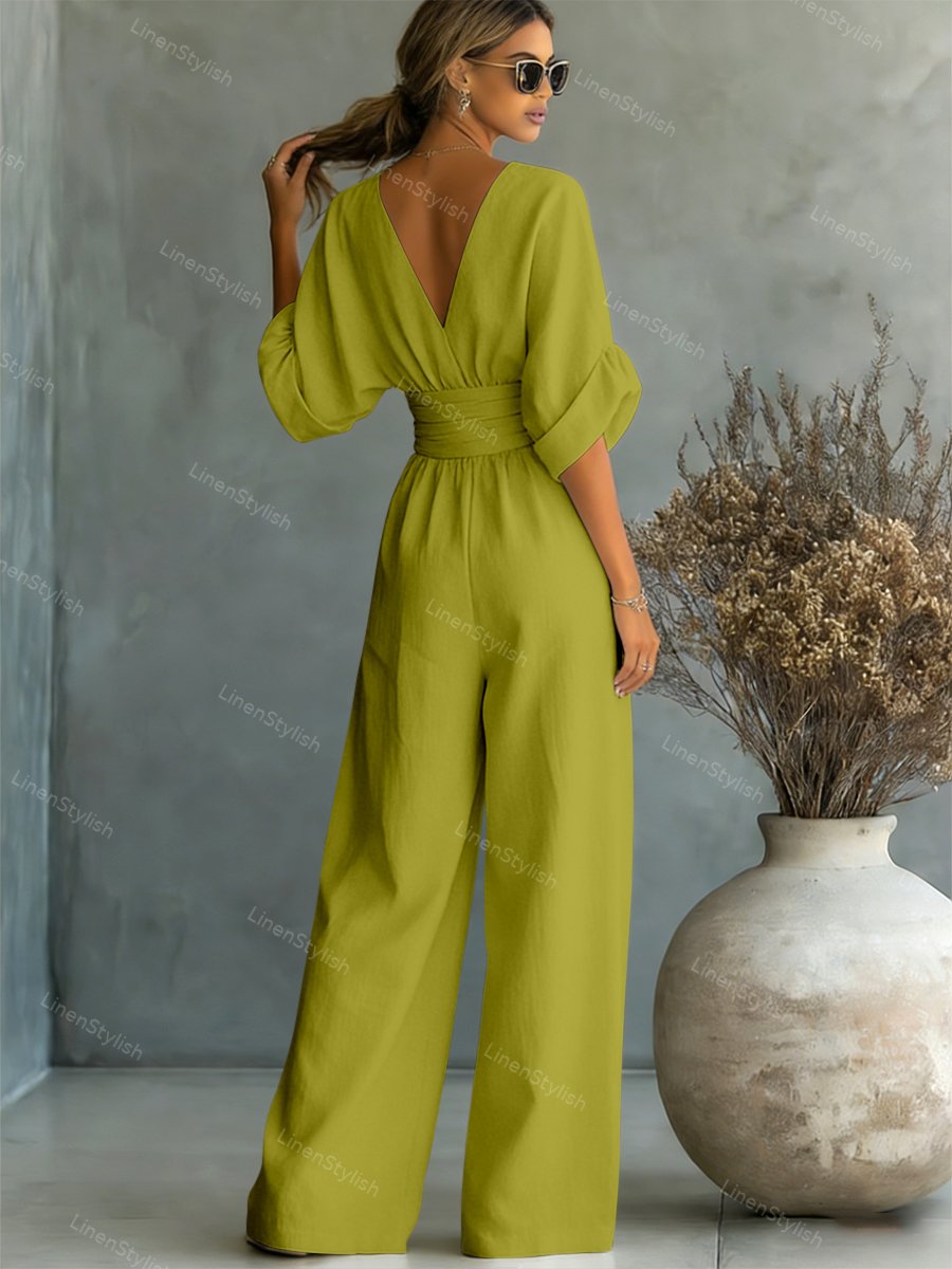 Elira | Essential V-hals jumpsuit