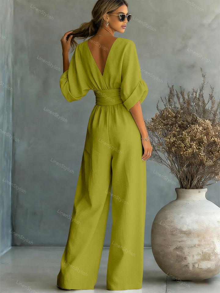 Elira | Essential V-hals jumpsuit