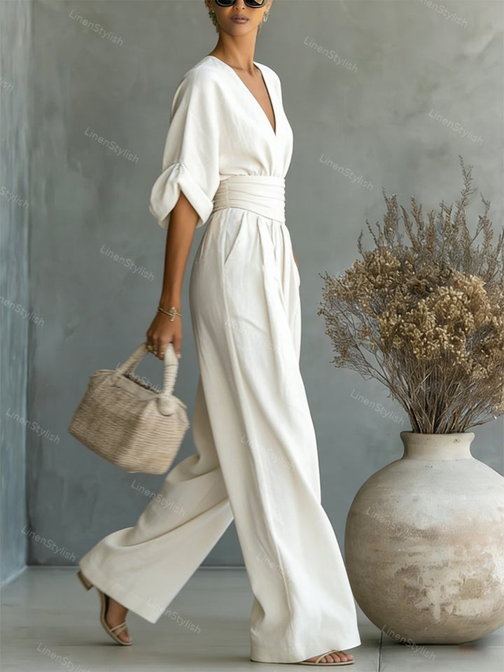 Elira | Essential V-hals jumpsuit