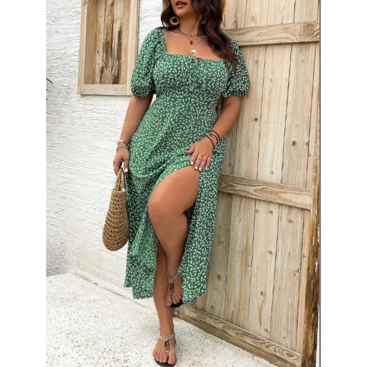 Avenna™ | Comfy elegante summer slit jurk