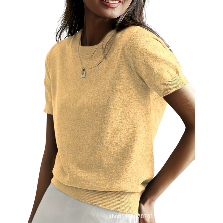 Jenny™ | Klassieke ronde hals casual top
